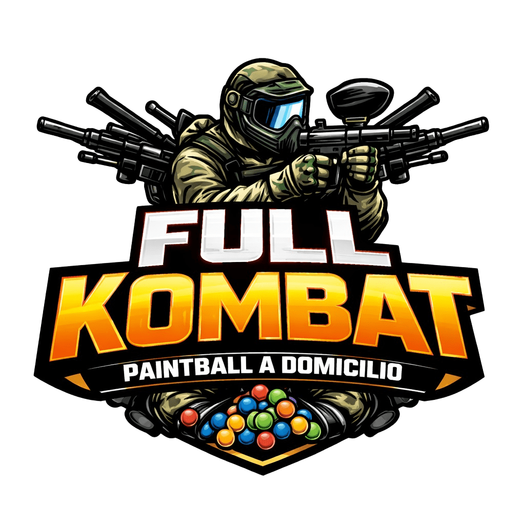 Full Kombat Logo - Paintball en Casa